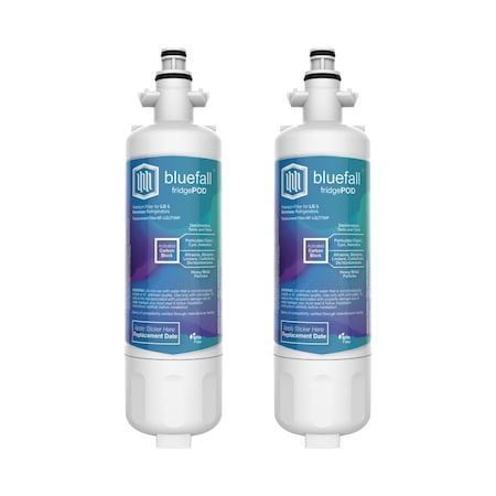 Drinkpod LG LT700P Refrigerator Water Filter Compatible by BlueFall, PK 2 BF-LGLT700P-2PACK